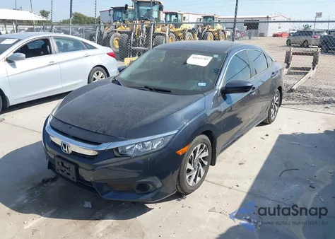 2018 Honda Civic Ex z USA, uszkodzony, nr VIN 19XFC2F81JE019093